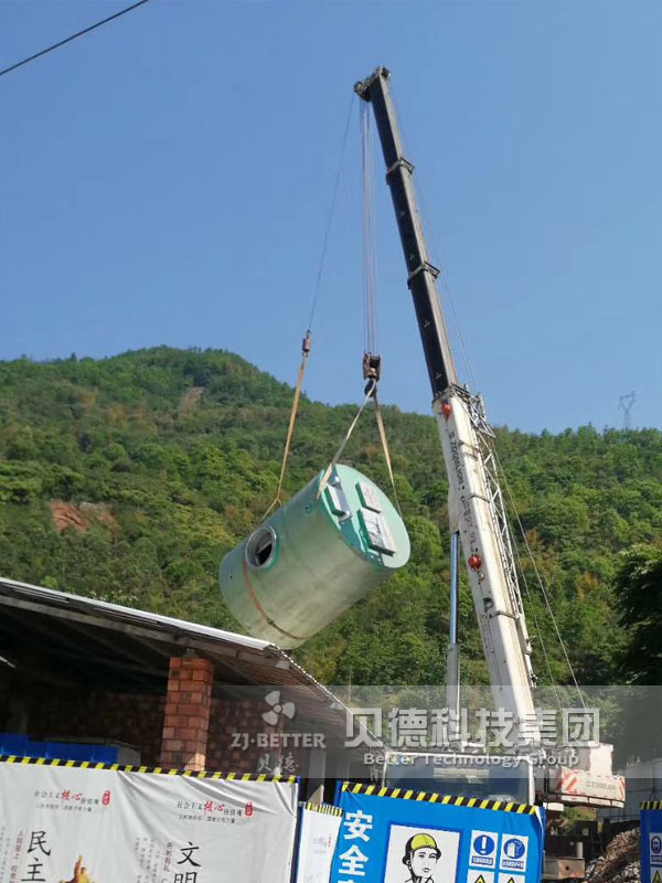定制玻璃鋼碳鋼一體化預(yù)制泵站污水雨水中水提升泵站智能泵站